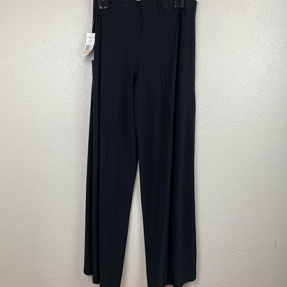 NWT Sharagano Black Palazzo Dress Pants Size S